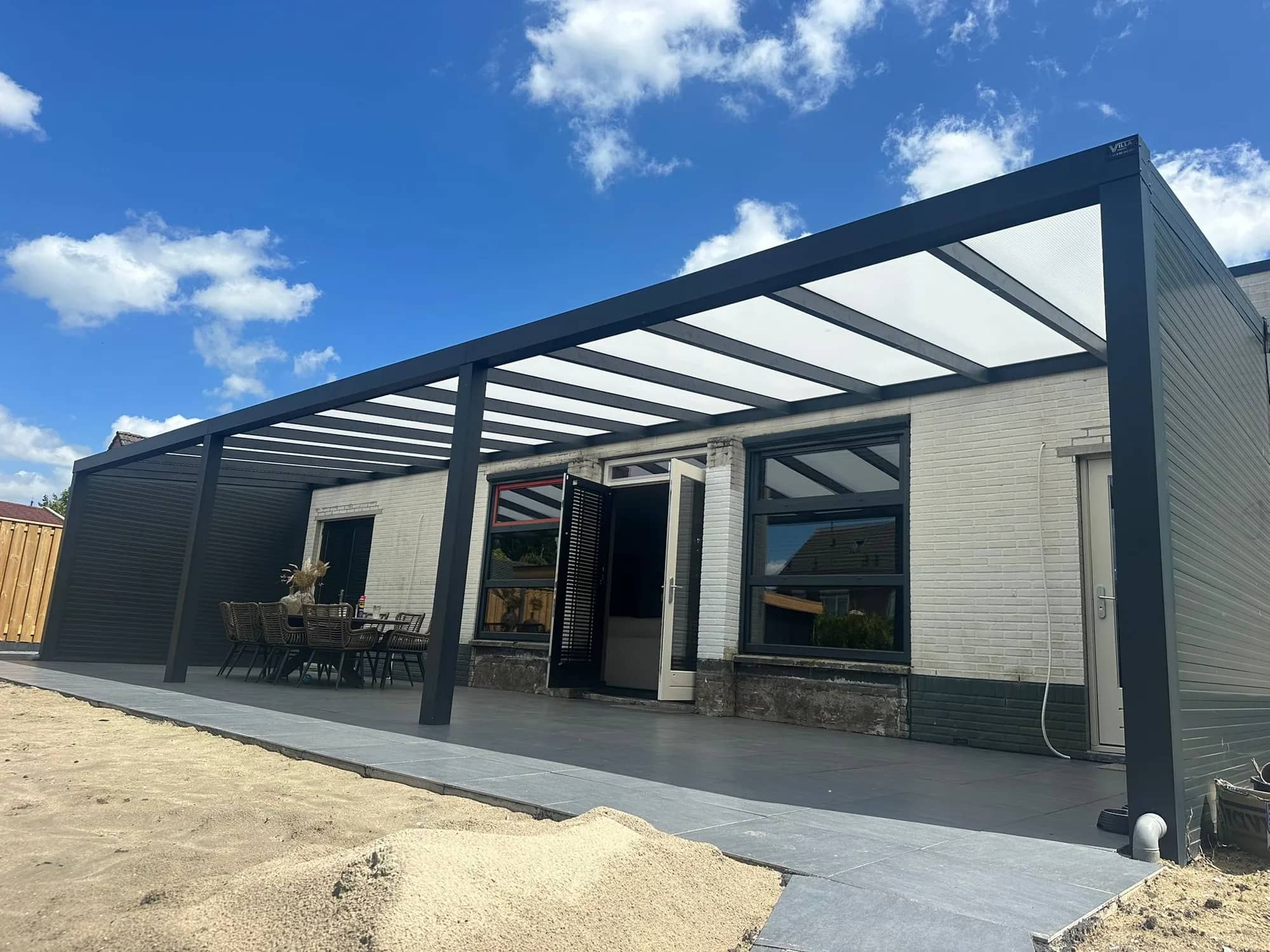 Open veranda's