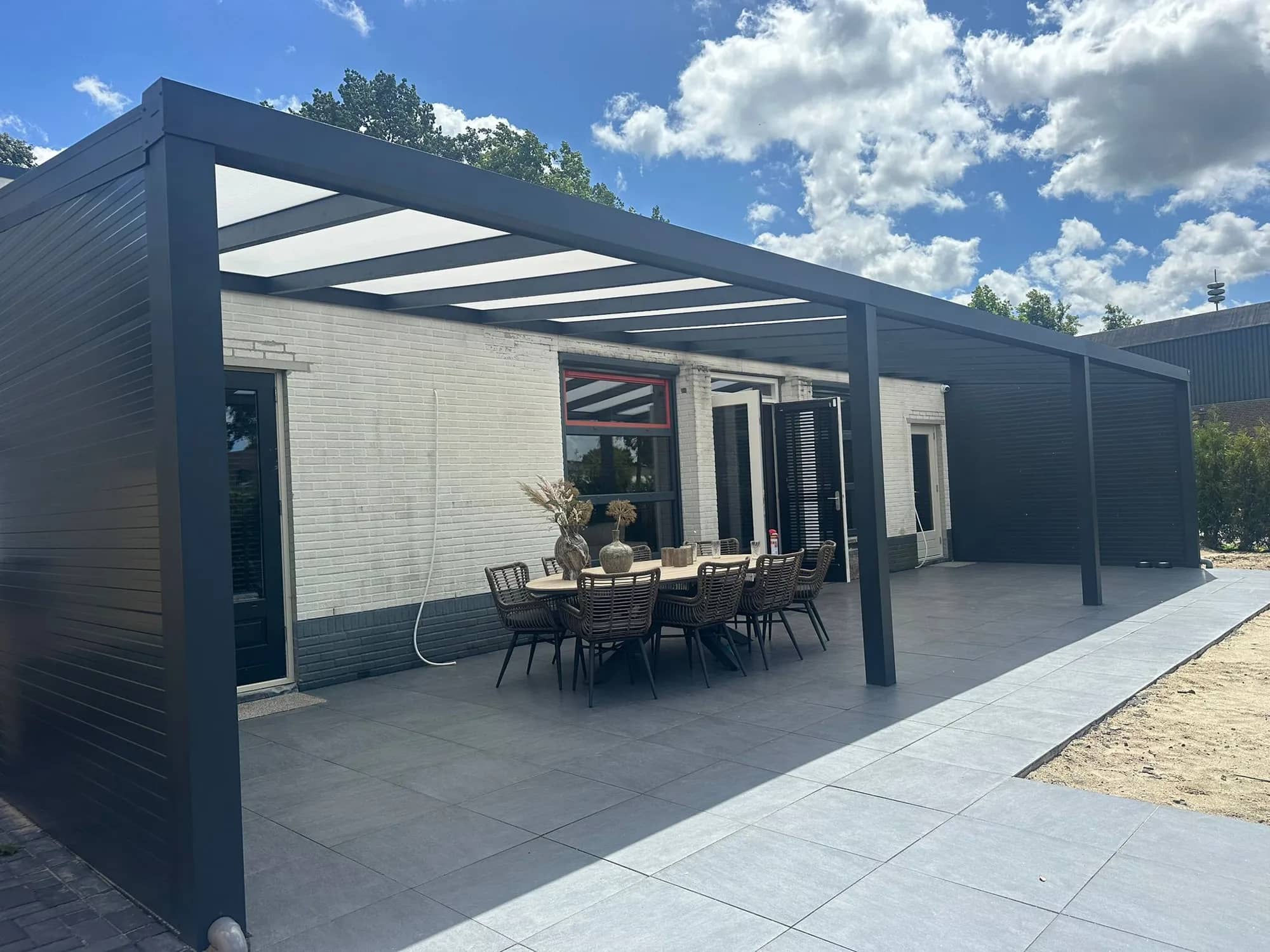 Open veranda's
